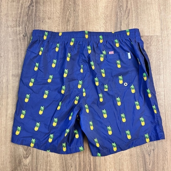 Maamgic Navy Pineapple Swim Trunks/Swimsuit Sz XXL - Picture 6 of 8